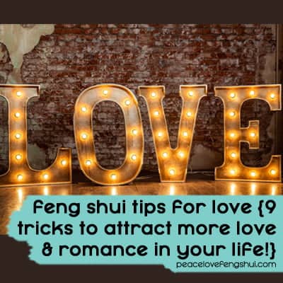 love sign - feng shui tips for love