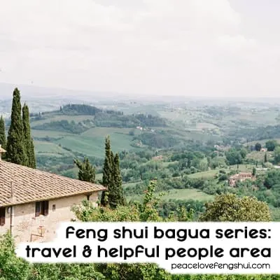 mountains and trees - feng shui travel and helpful people area