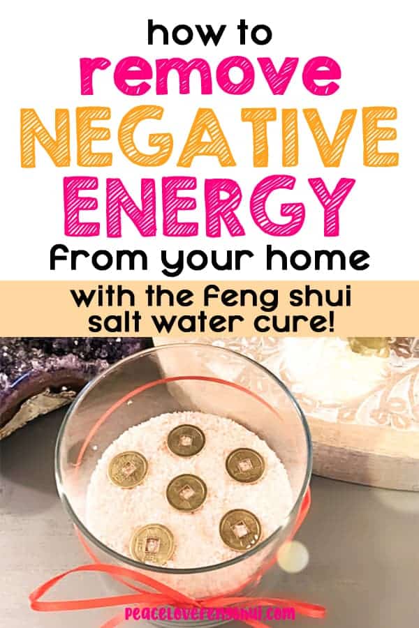 how to remove negative energy from your home with the salt water cure bowl
