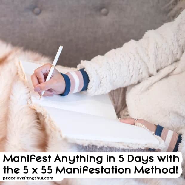 manifest anything in 5 days with the 5 x 55 manifestation method