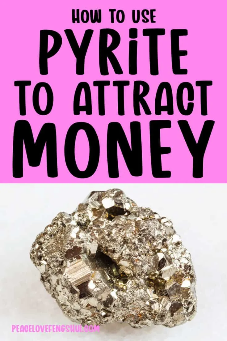 how to use pyrite crystal to attract money!