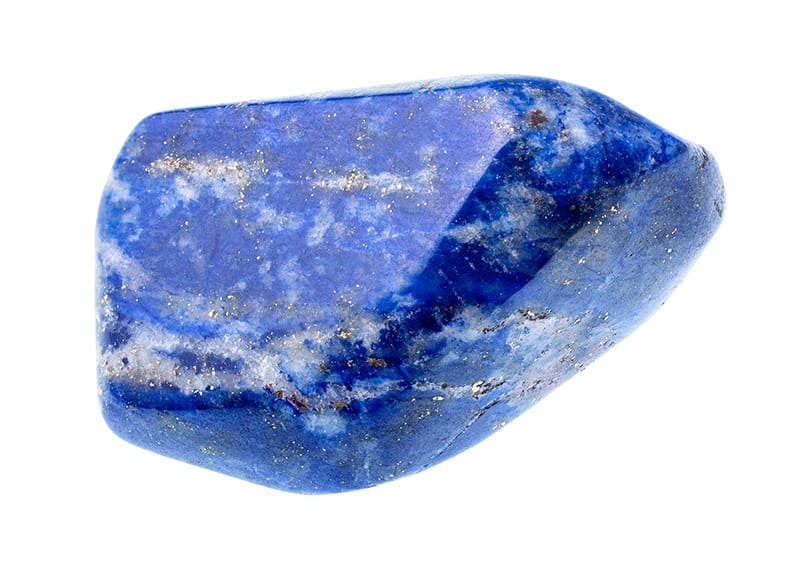 polished lapis lazuli (lazurite)