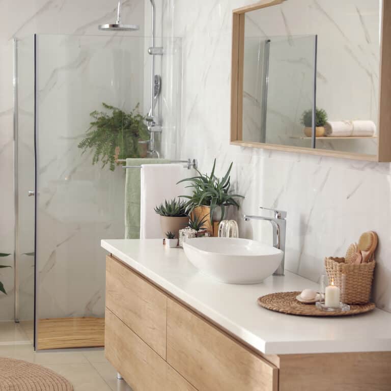 feng shui bathroom plants