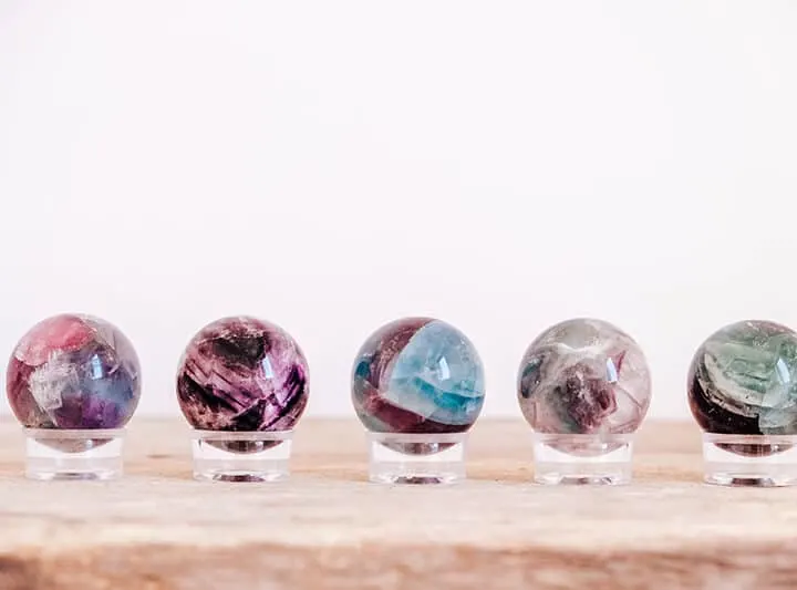 fluorite crystal spheres