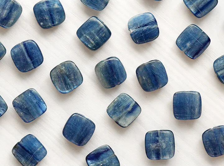 blue kyanite crystals
