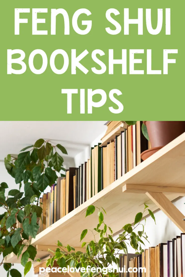 feng shui bookshelf tips