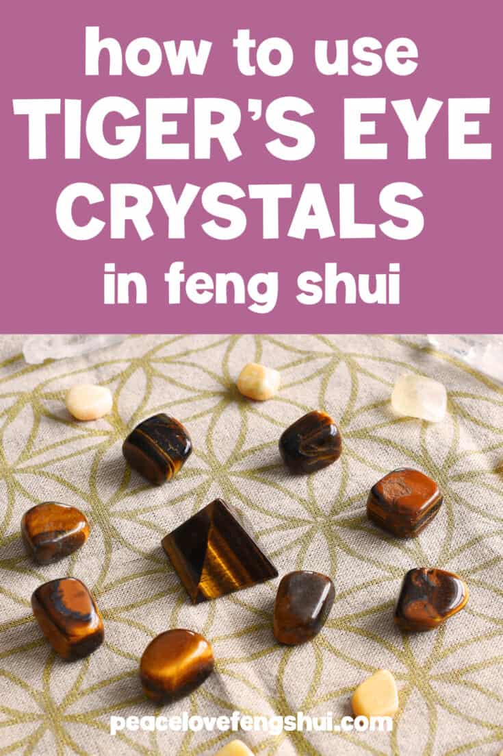 how to use tiger's eye crystals in feng shui