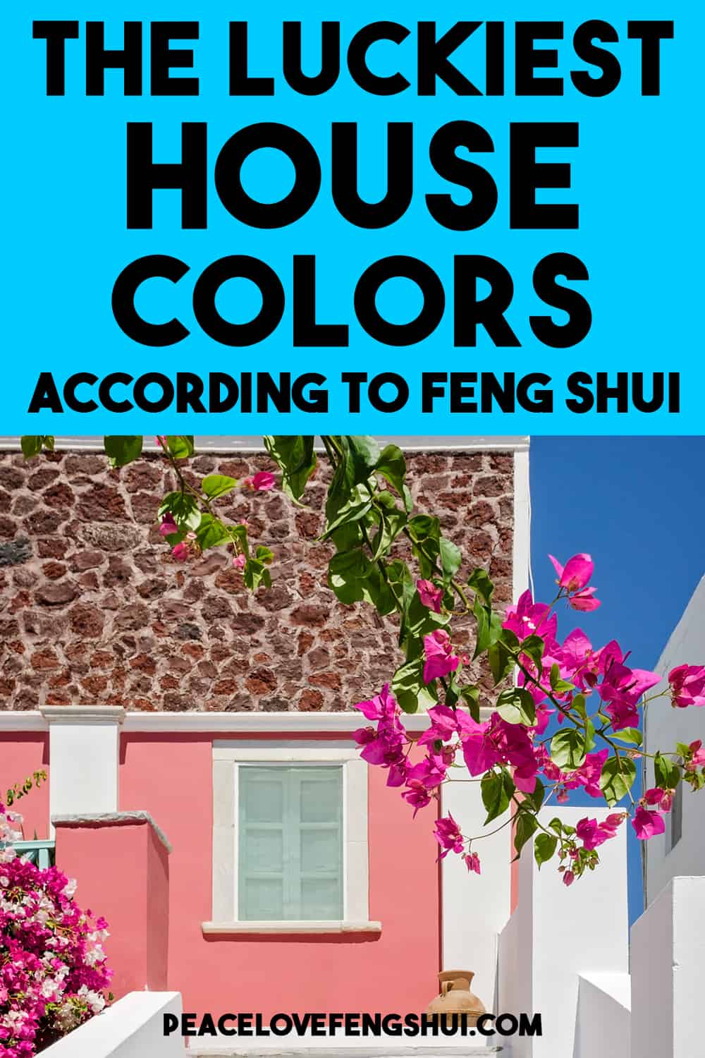 the luckiest house colors according to feng shui