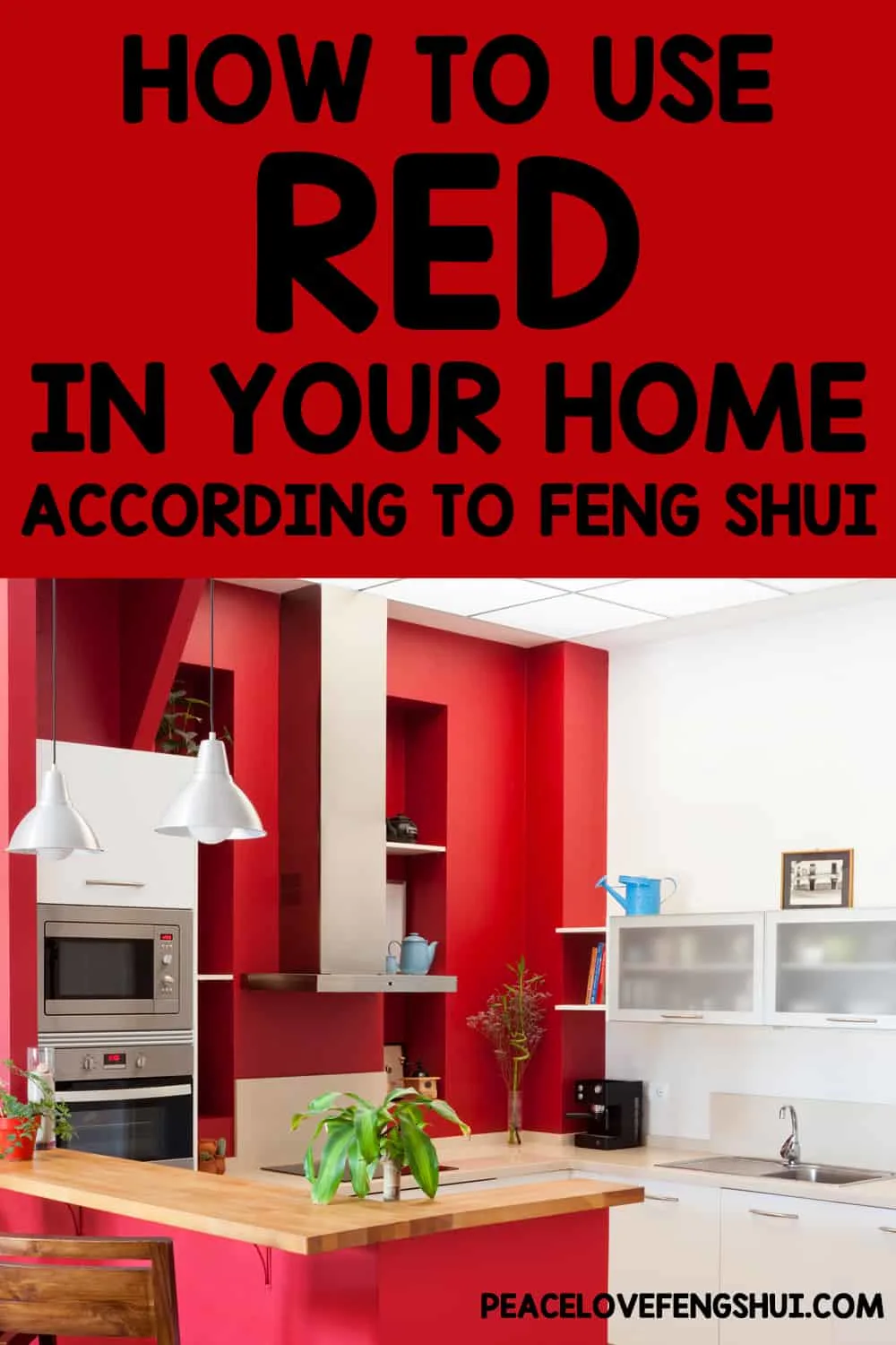 how to use red in your home according to feng shui