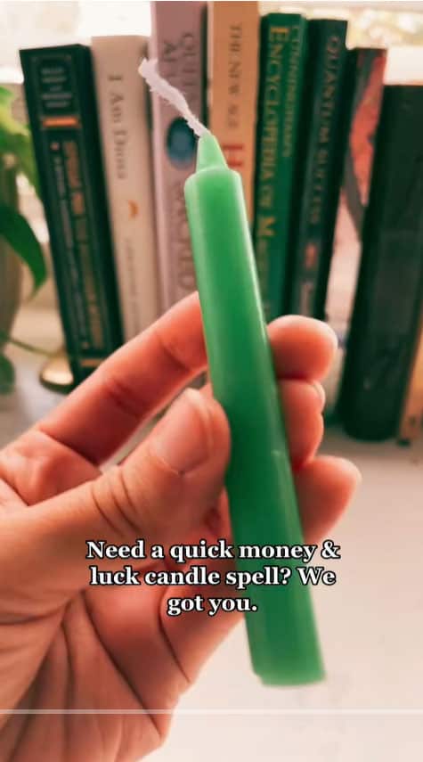 money candle spell